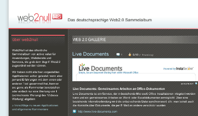 web2null Homepage